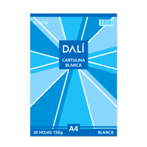 Cartulina Blanca A4 x20 DALI