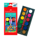 Acuarelas 12 colores Faber-Castell