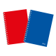 Cuaderno A5 Super Tapa Dura C. Fuertes x4 DALI