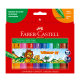 Marcadores Gruesos Jumbo x12 Faber-Castell